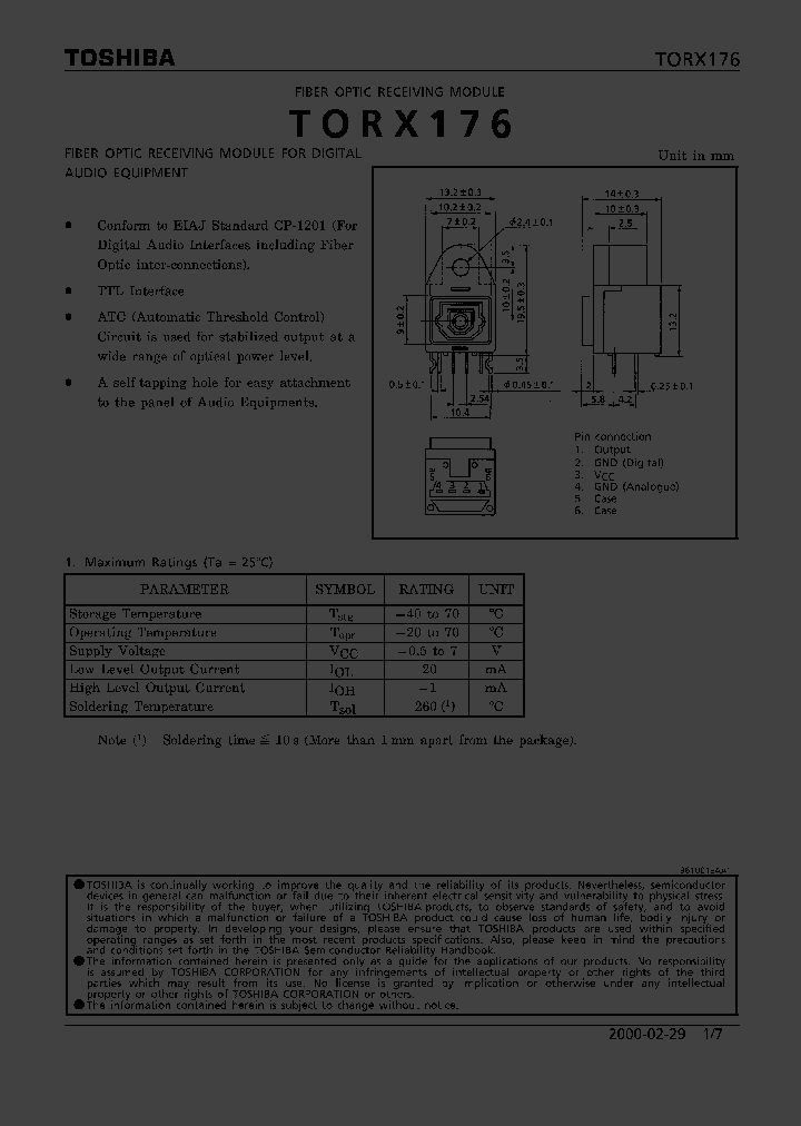 TORX176_352729.PDF Datasheet