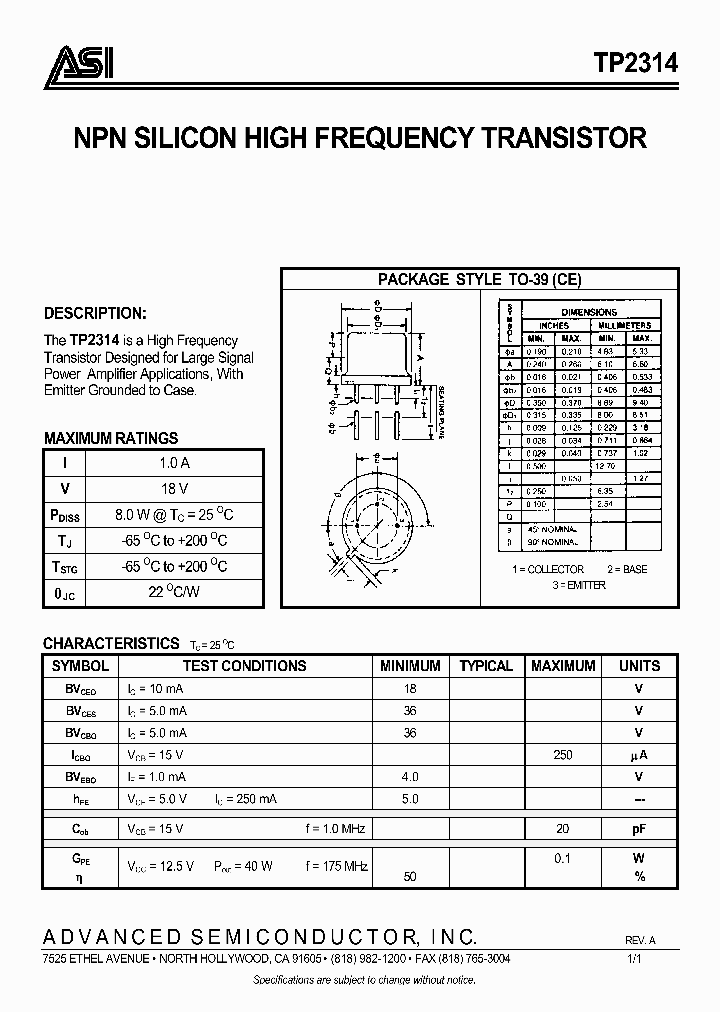 TP2314_381380.PDF Datasheet