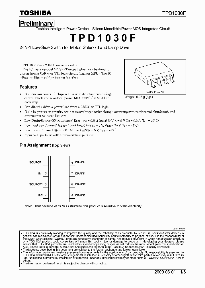 TPD1030_65403.PDF Datasheet