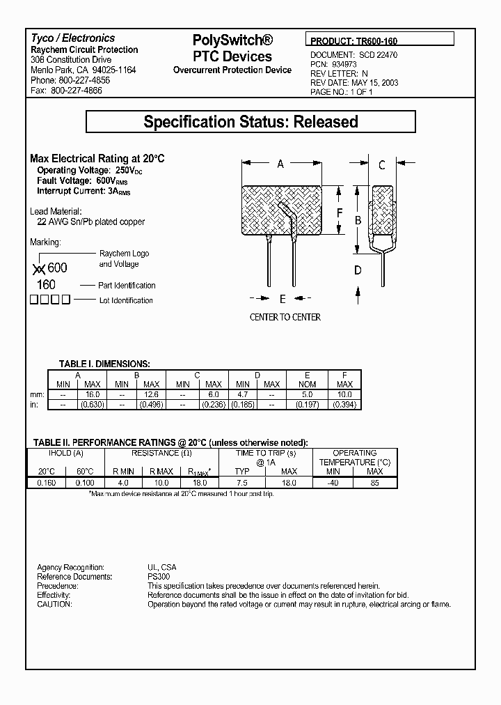 TR600-160_370371.PDF Datasheet