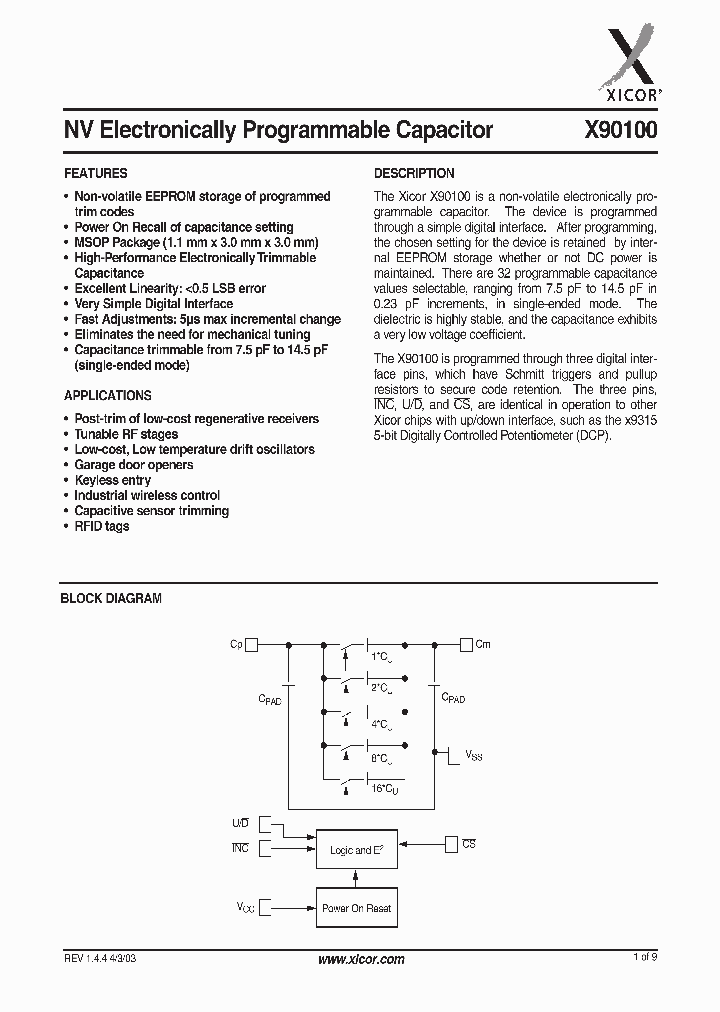 X90100_344537.PDF Datasheet