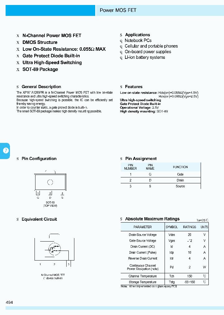 XP161A1265PR_318372.PDF Datasheet