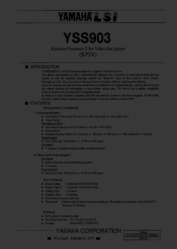 YSS903_188237.PDF Datasheet
