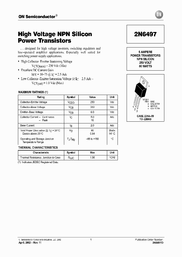 2N6497-D_419169.PDF Datasheet