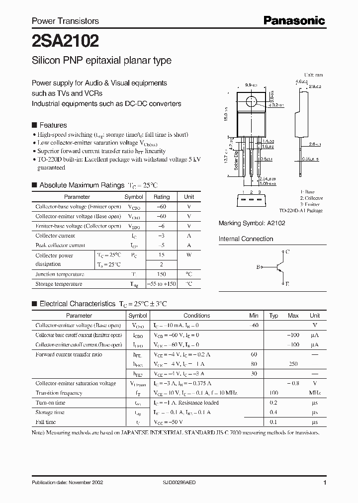 2SA2102_418873.PDF Datasheet