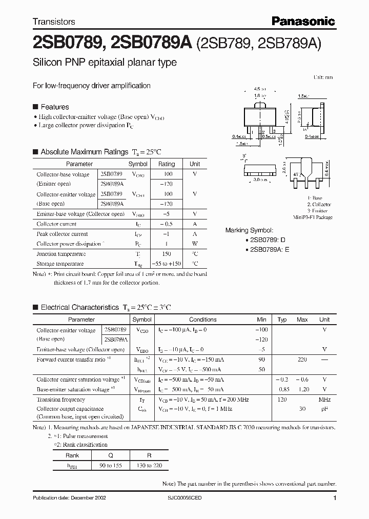 2SB0789A_404564.PDF Datasheet