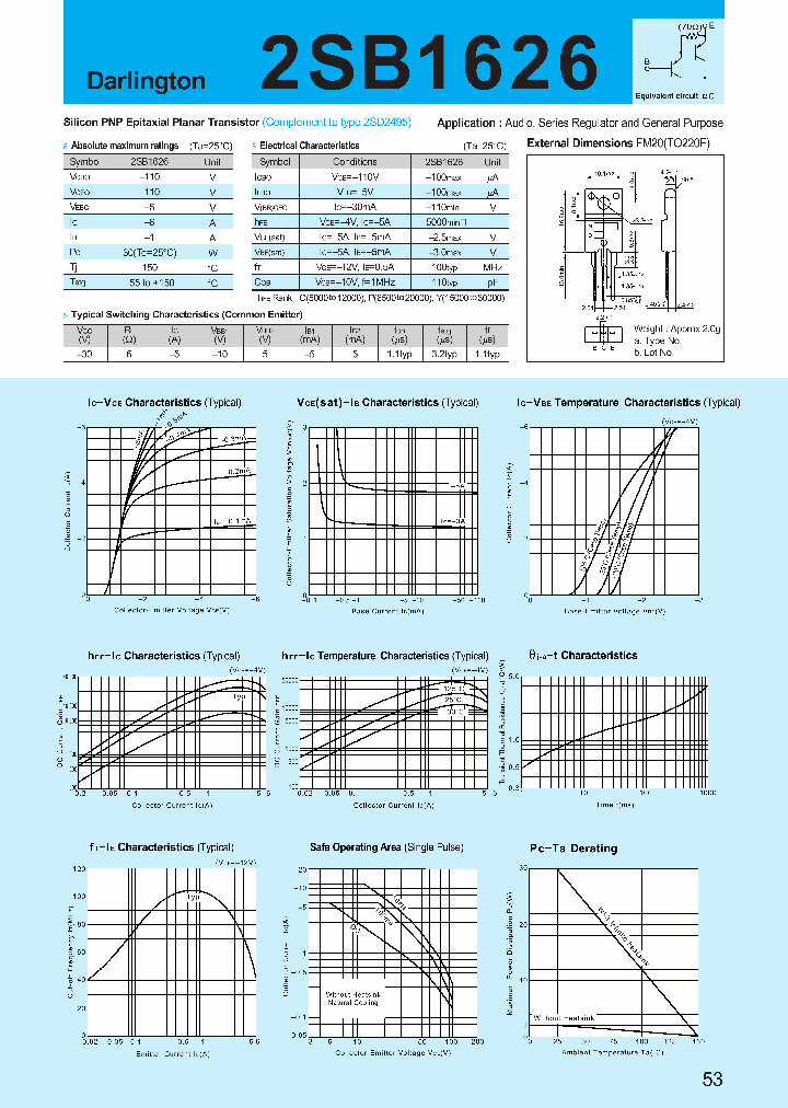2SB1626_420074.PDF Datasheet