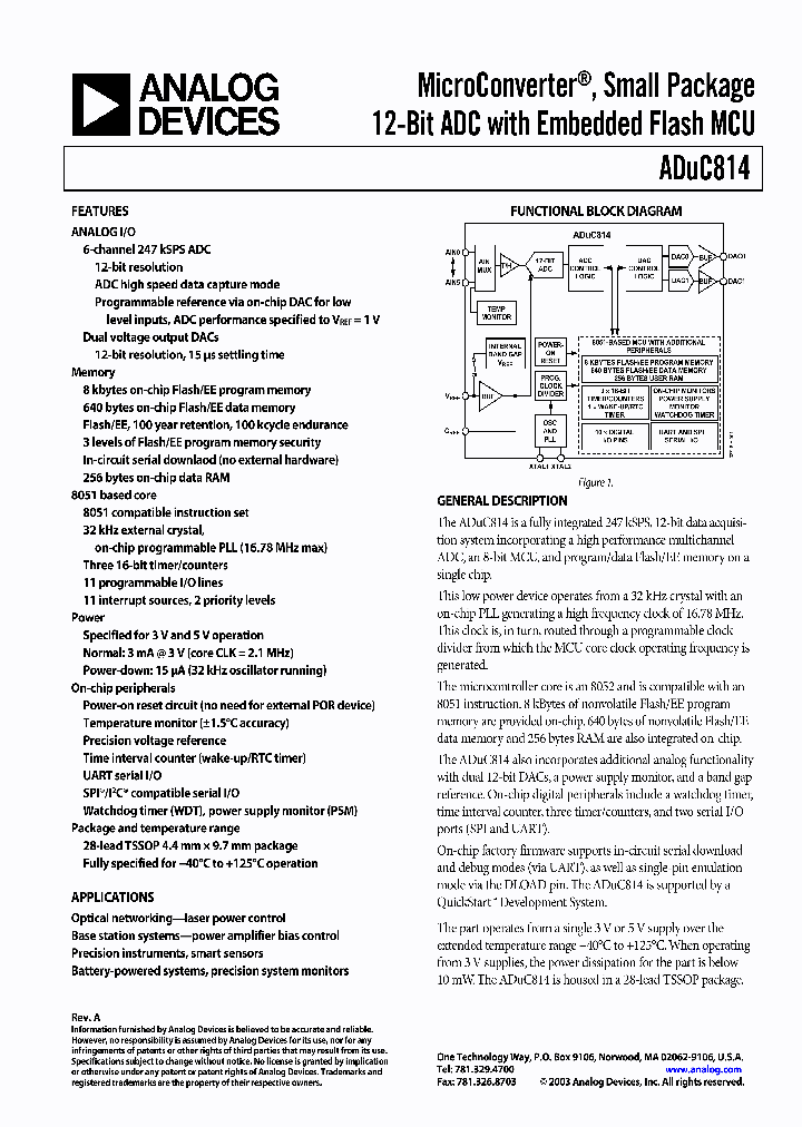ADUC814_60645.PDF Datasheet