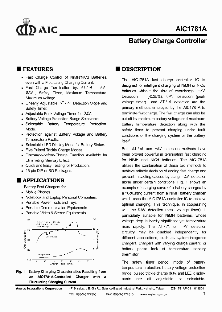 AIC1781A_400363.PDF Datasheet