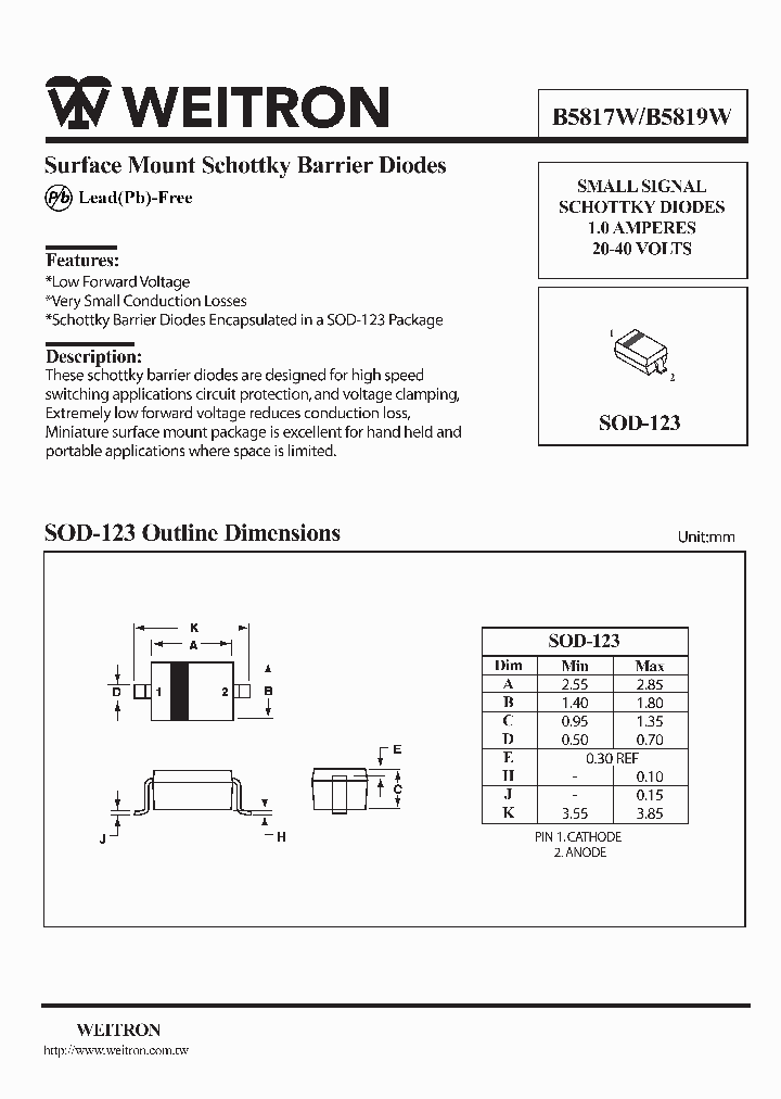 B5819W_434301.PDF Datasheet