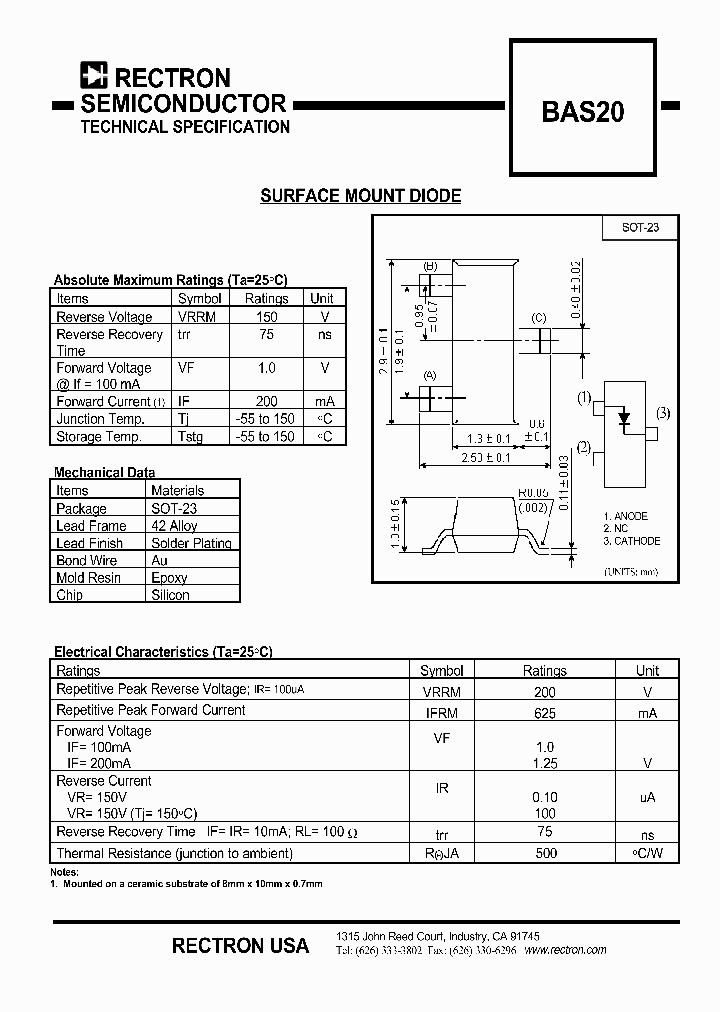 BAS20_432495.PDF Datasheet