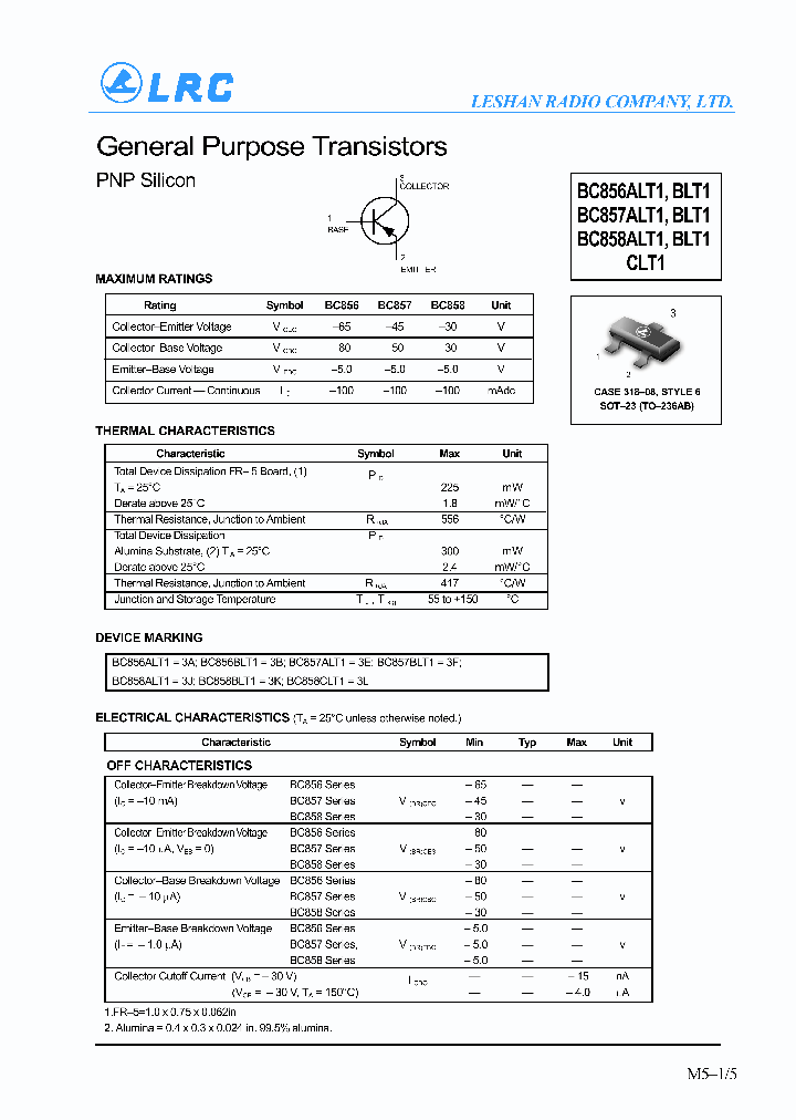 BC856ALT1_394627.PDF Datasheet