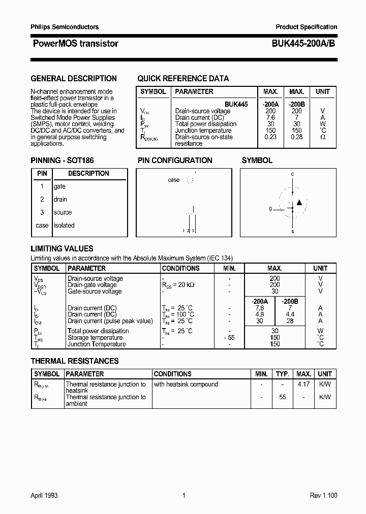 BUK445-200A_397365.PDF Datasheet