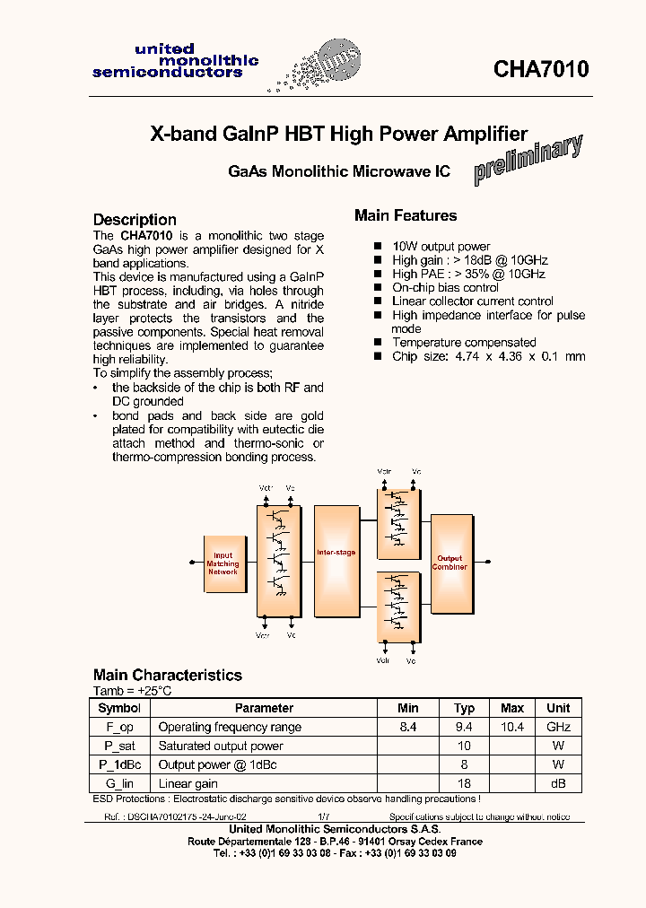 CHA7010-99_306939.PDF Datasheet