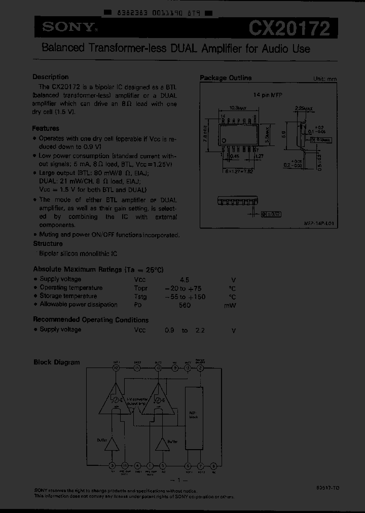 CX20172_389112.PDF Datasheet