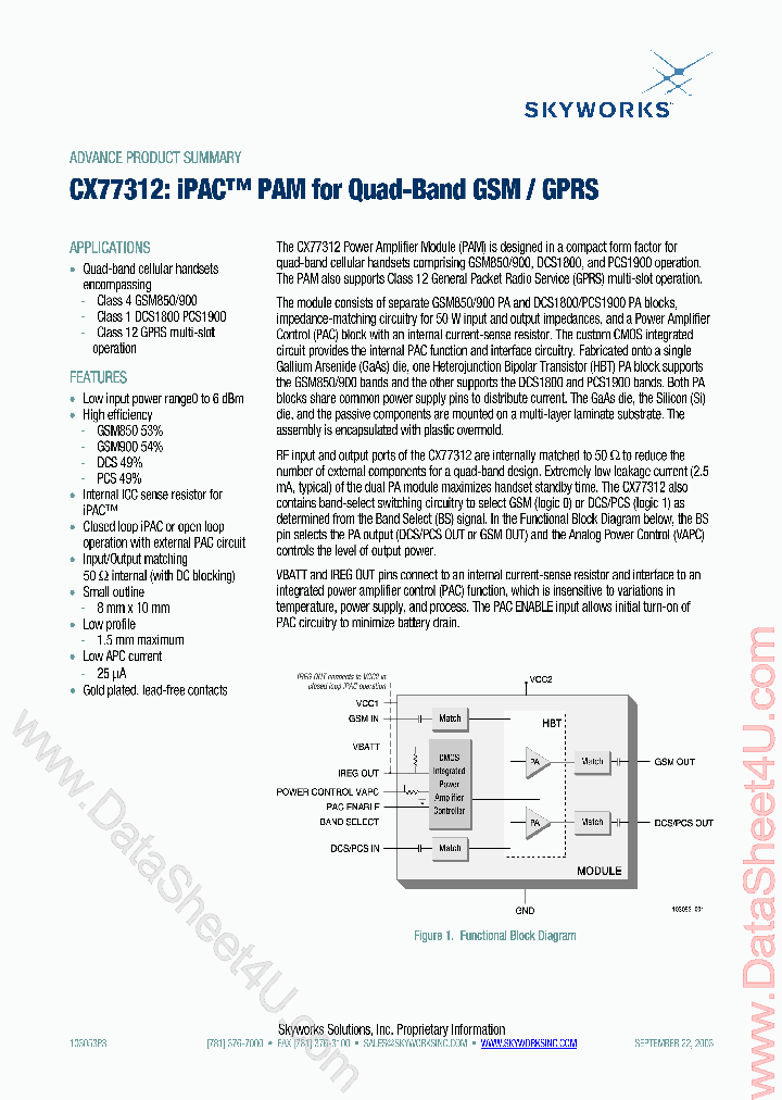 CX77312_394481.PDF Datasheet