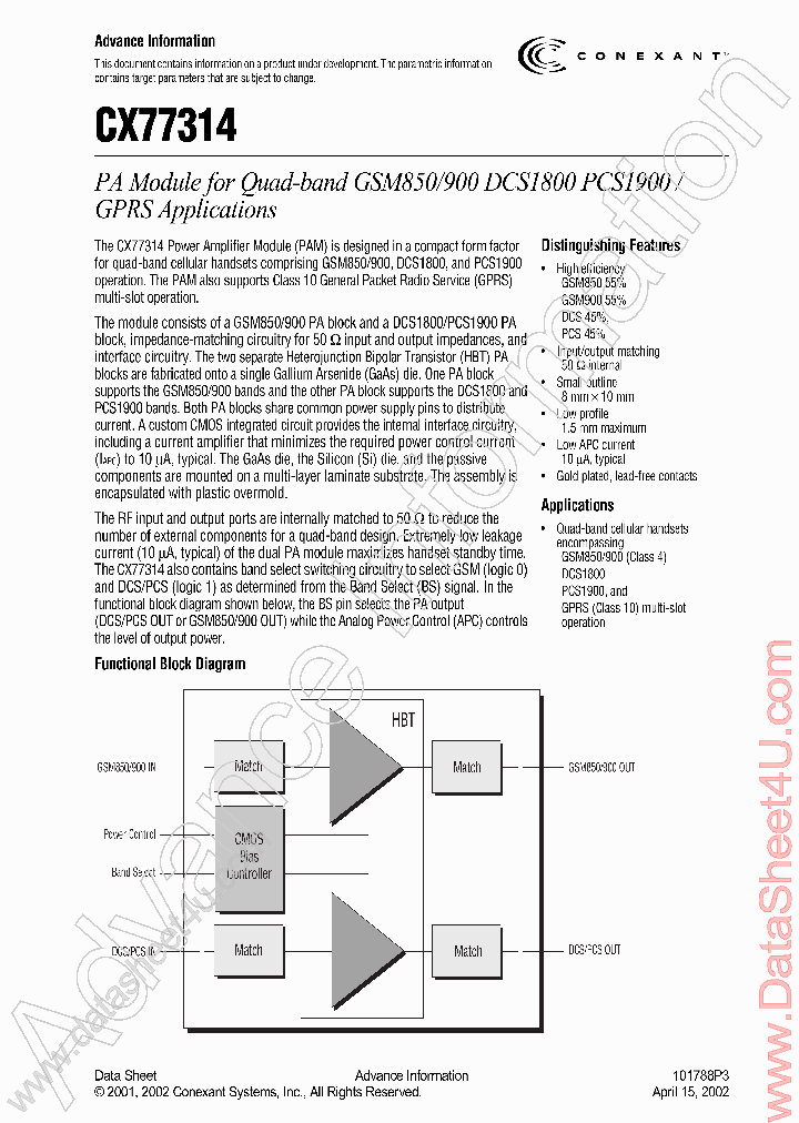 CX77314_412265.PDF Datasheet