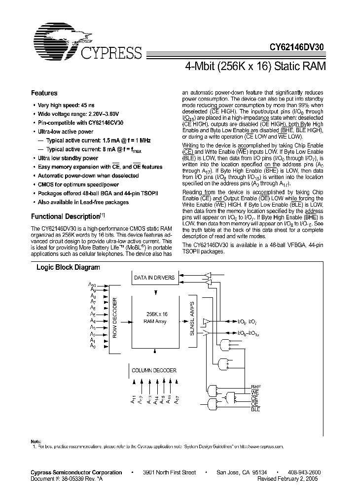 CY62146DV30_394995.PDF Datasheet