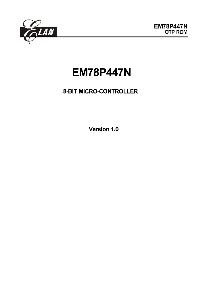 EM78P447NAM_394296.PDF Datasheet