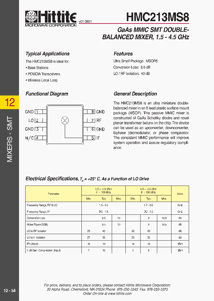 HMC13MS8_415085.PDF Datasheet