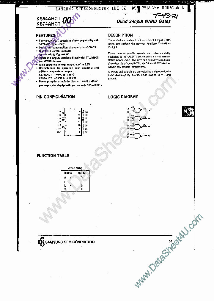 KS74AHCT00_394469.PDF Datasheet