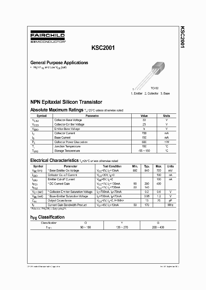 KSC2001_408951.PDF Datasheet