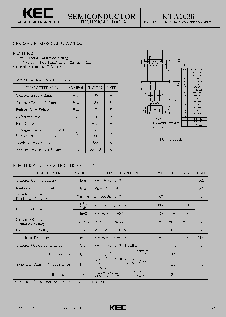 KTA1036_423853.PDF Datasheet