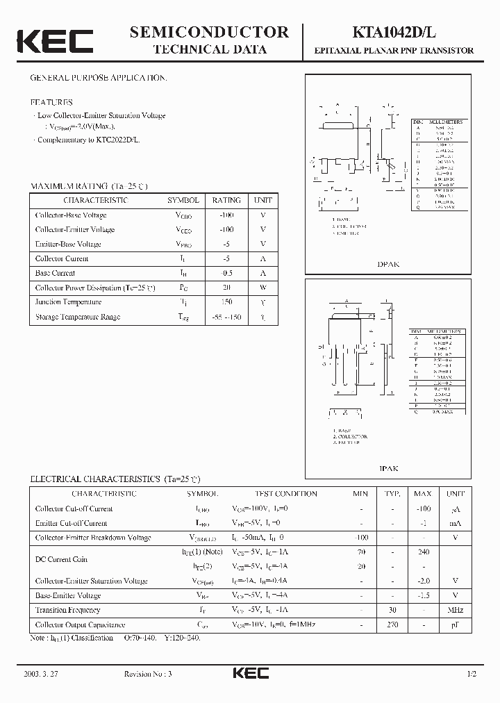 KTA1042_411168.PDF Datasheet