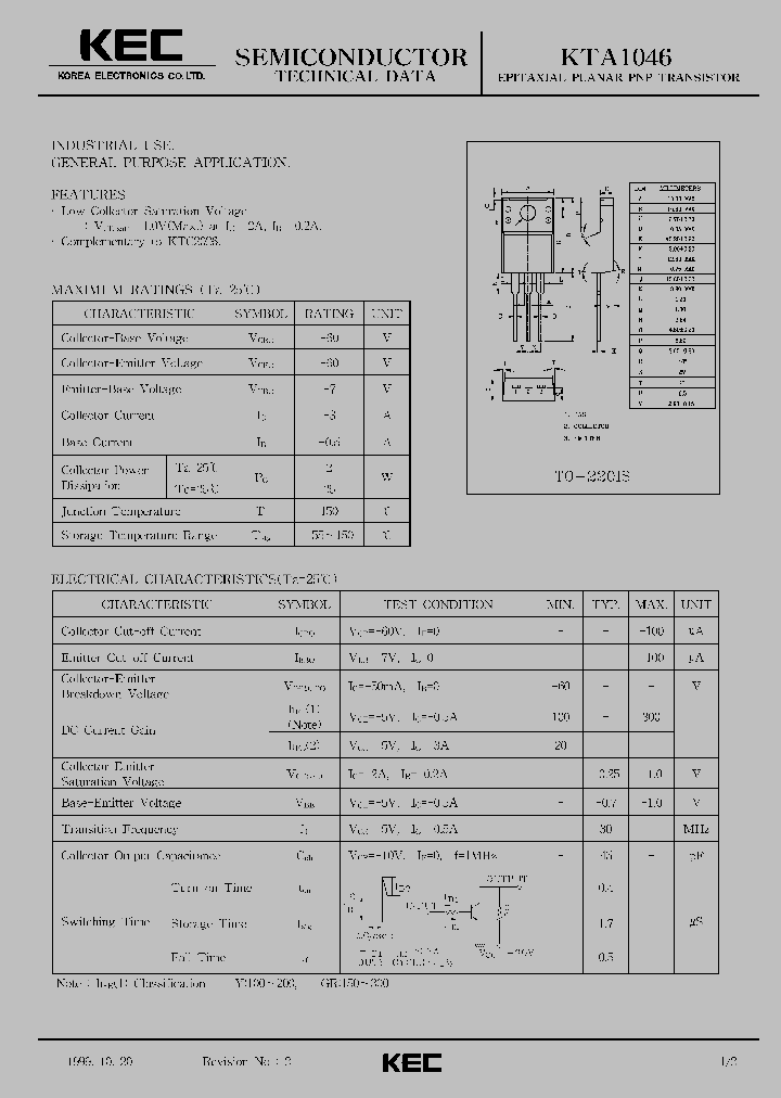 KTA1046_423861.PDF Datasheet