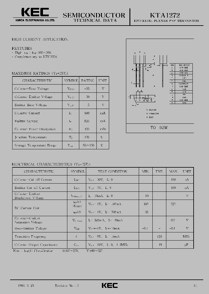 KTA1272_394694.PDF Datasheet