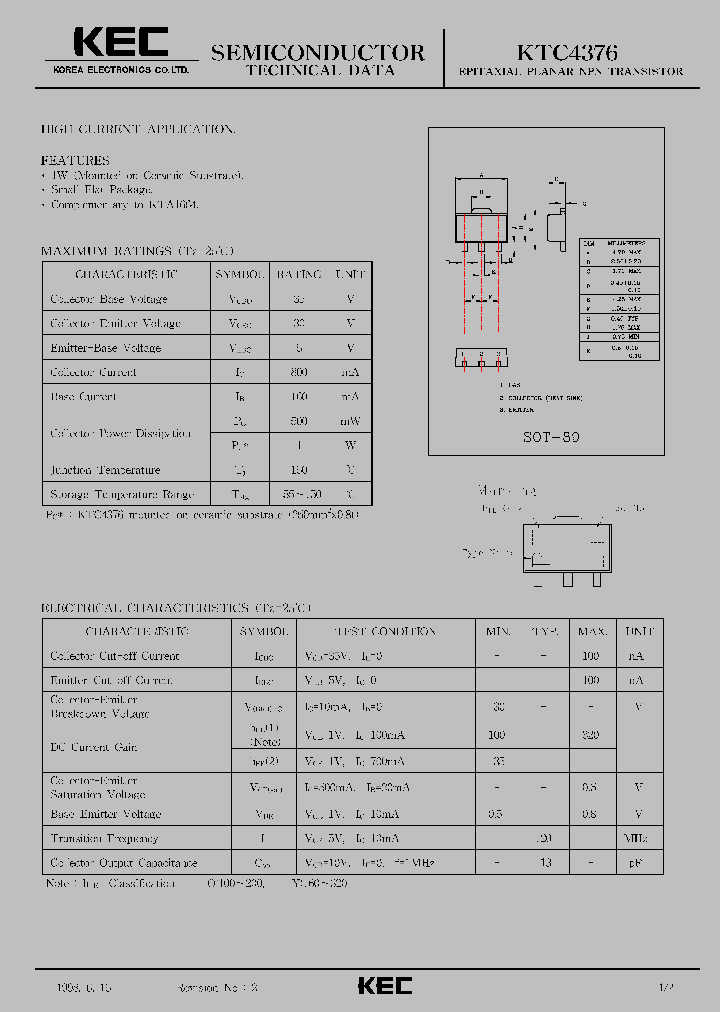 KTC4376_429398.PDF Datasheet