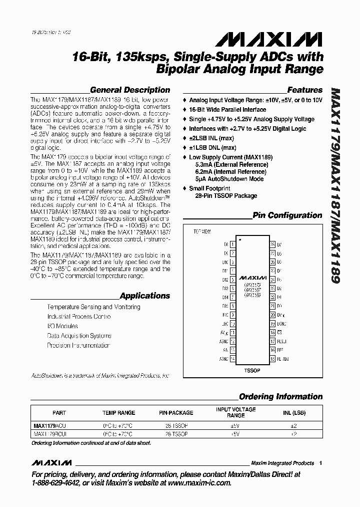 MAX1179_88530.PDF Datasheet