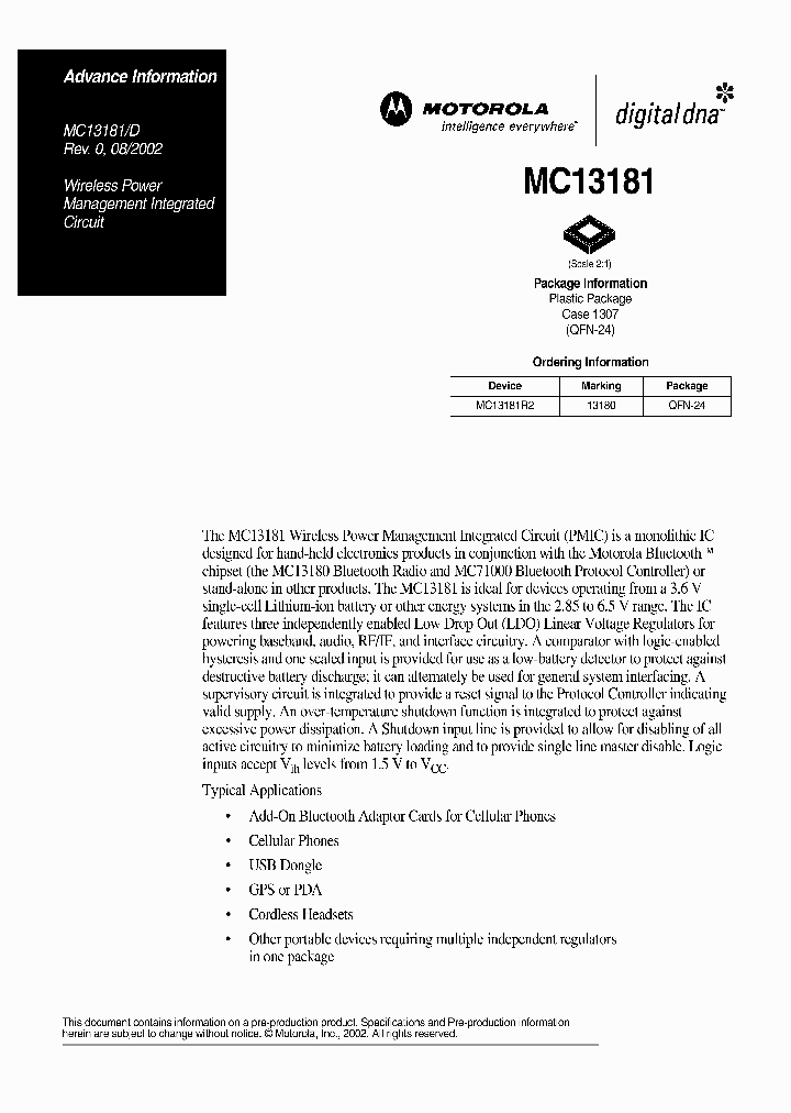 MC13181_395795.PDF Datasheet