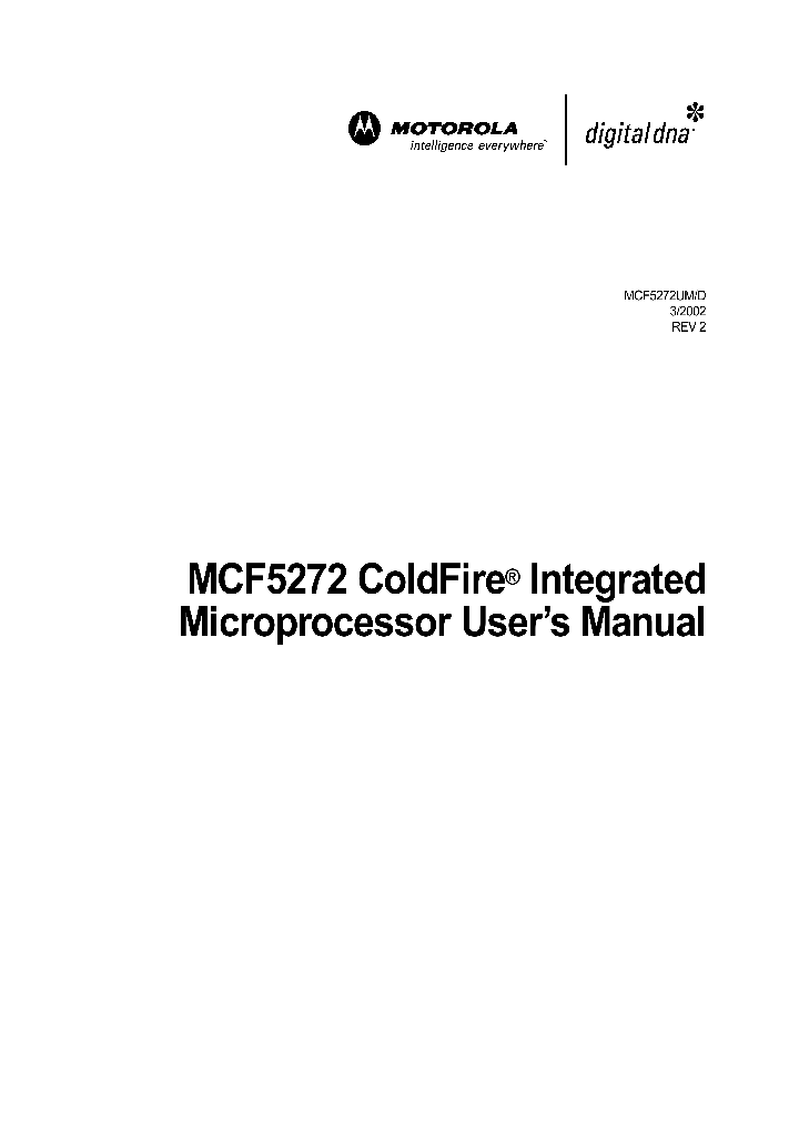 MCF5272_404601.PDF Datasheet