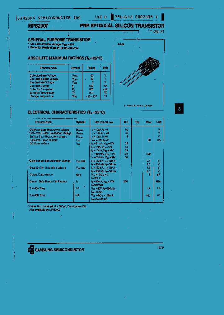 MPS2907_424307.PDF Datasheet