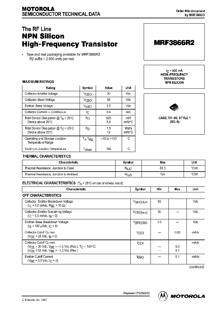 MRF3866_431721.PDF Datasheet