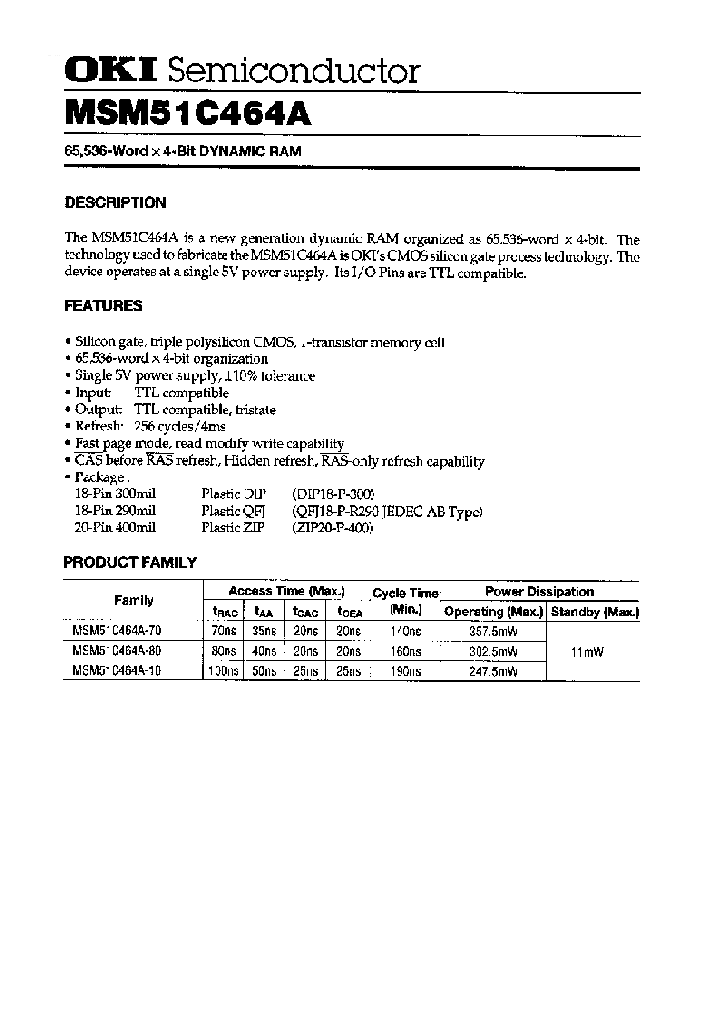 MSM51C464A-10_397881.PDF Datasheet