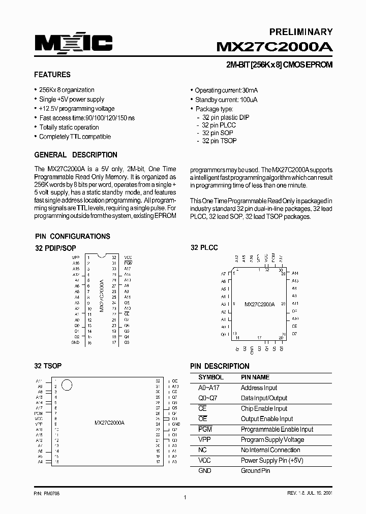 MX27C2000A_215585.PDF Datasheet