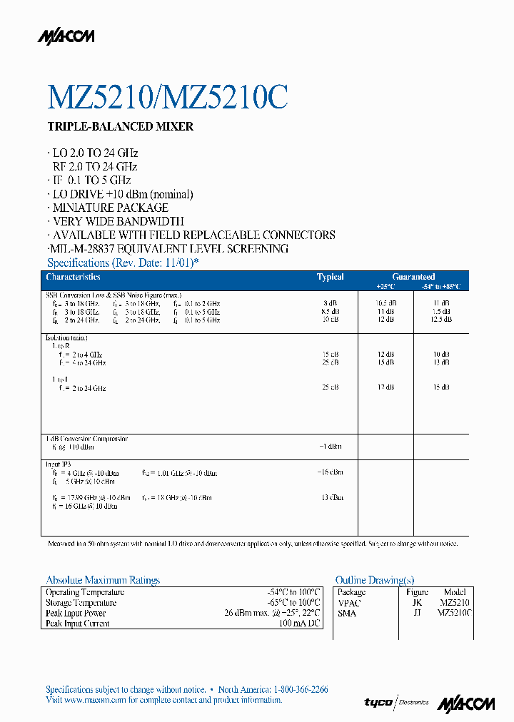 MZ5210C_390837.PDF Datasheet