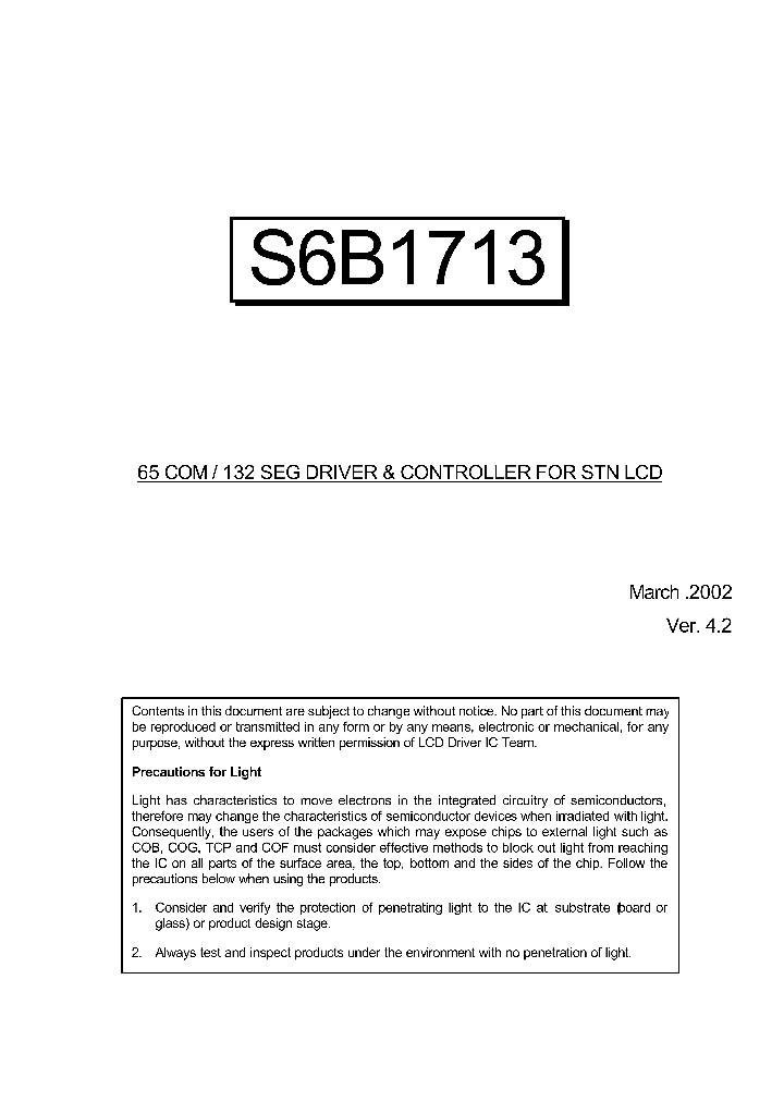 S6B1713_433048.PDF Datasheet