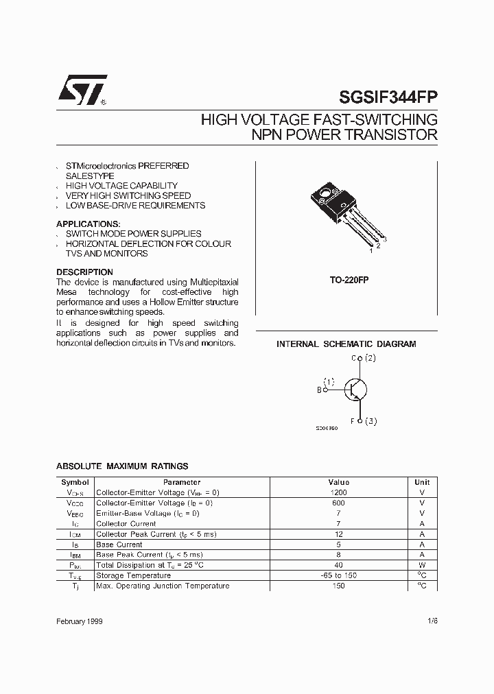 SGSIF344FP_389363.PDF Datasheet