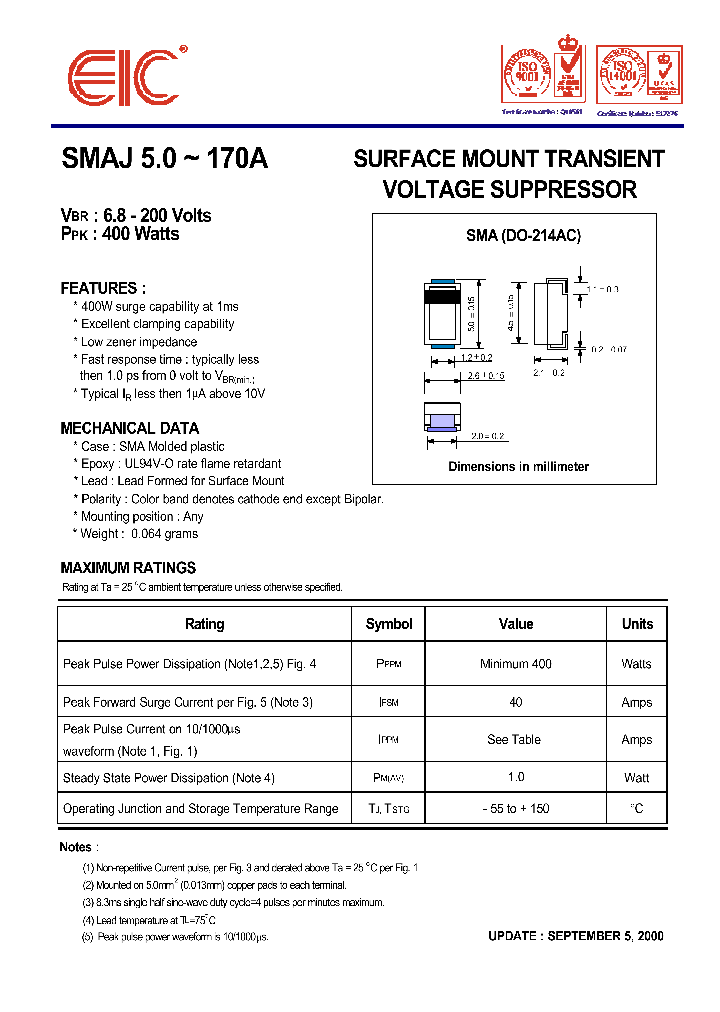 SMAJ43_100430.PDF Datasheet