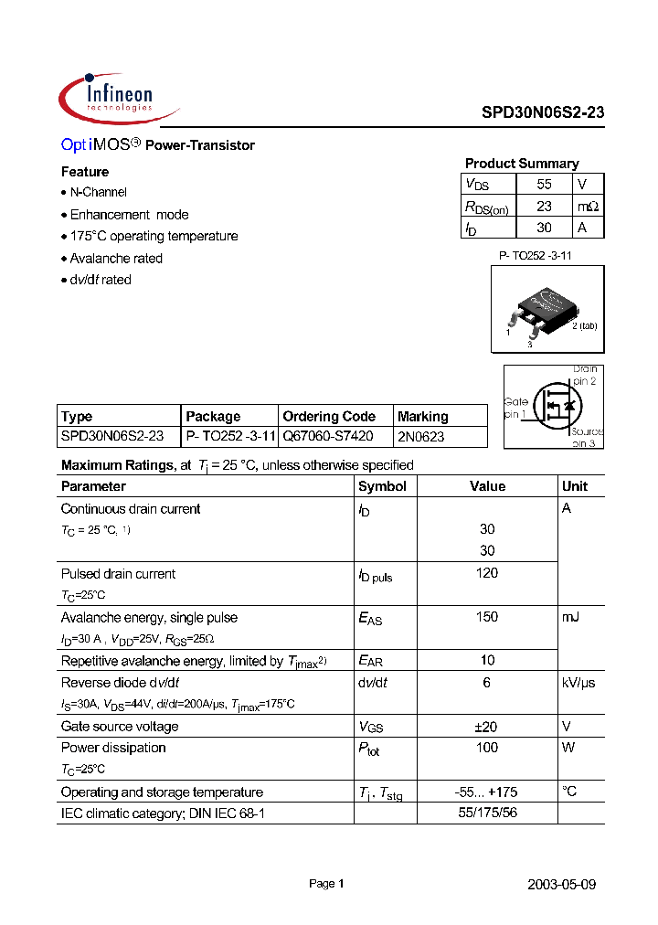 SPD30N06S2-23_431899.PDF Datasheet