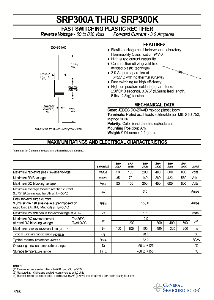 SRP300D_161367.PDF Datasheet