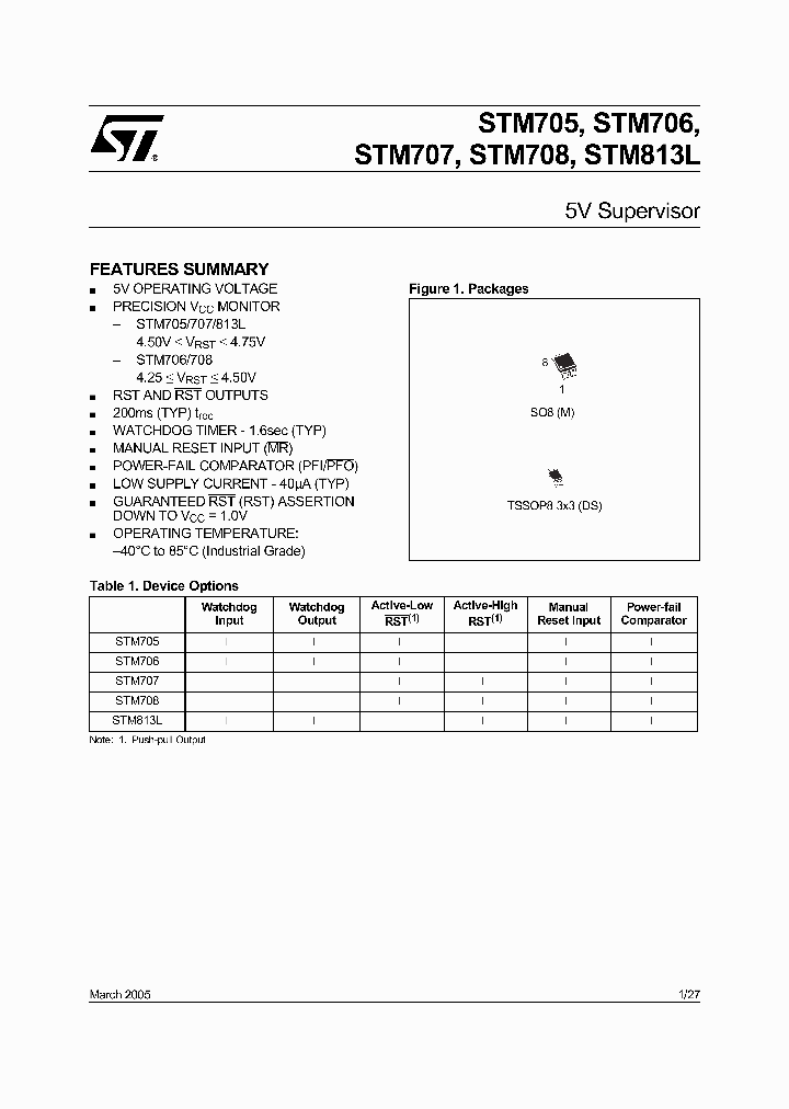 STM705_429605.PDF Datasheet