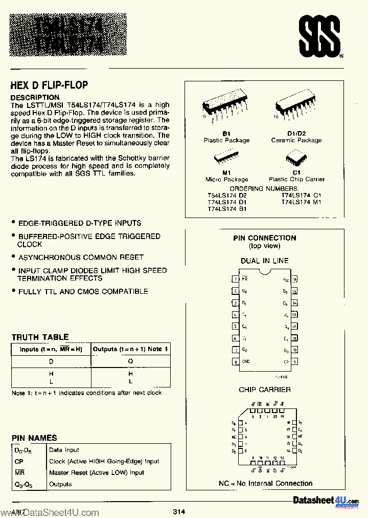 T74LS174_407577.PDF Datasheet