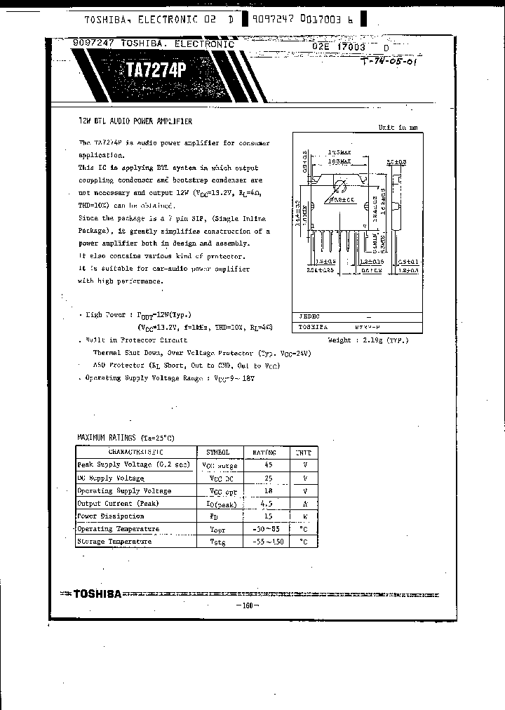 TA7274P_408708.PDF Datasheet