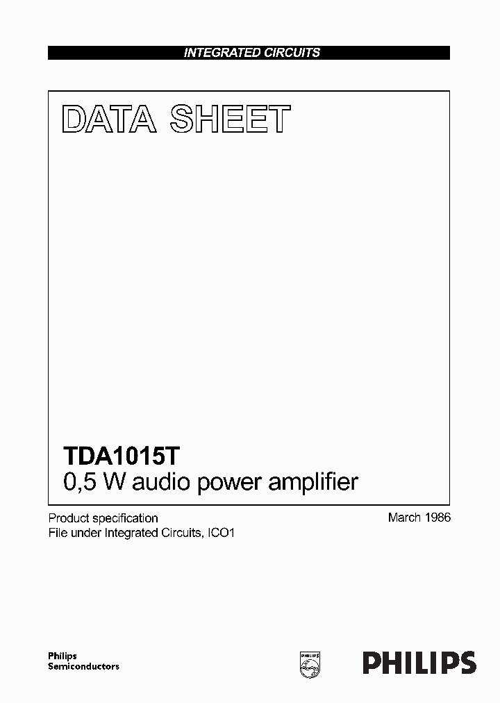 TDA1015T_415755.PDF Datasheet