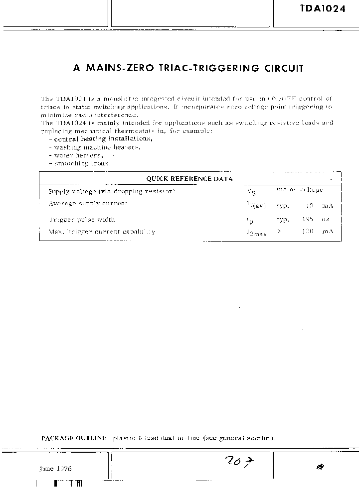 TDA1024_392637.PDF Datasheet