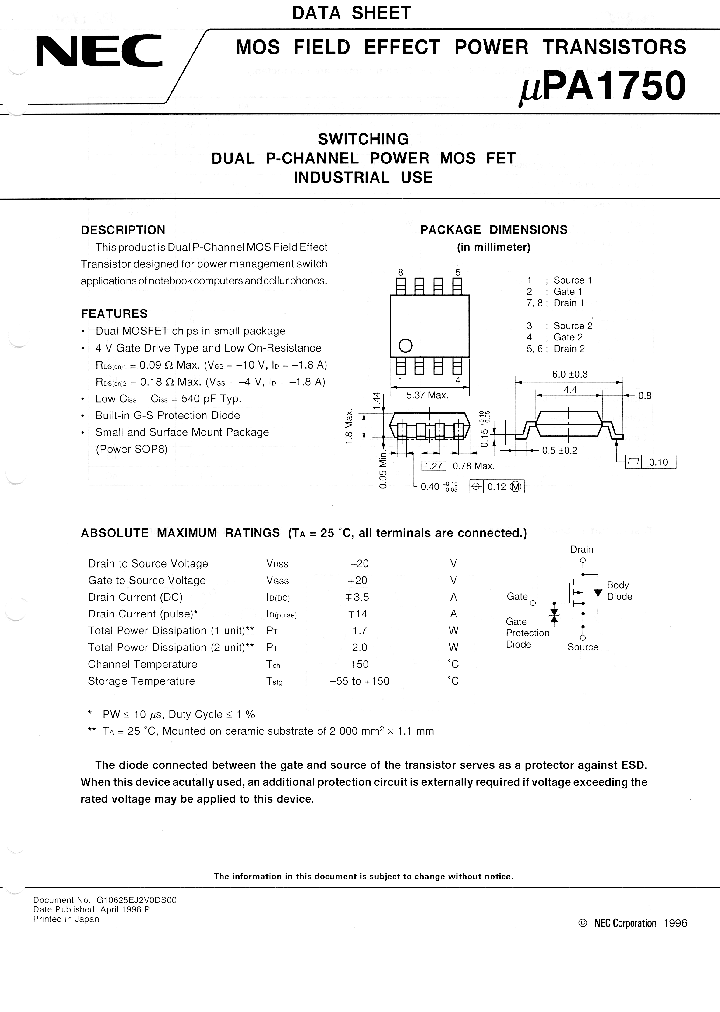 UPA1750_421650.PDF Datasheet